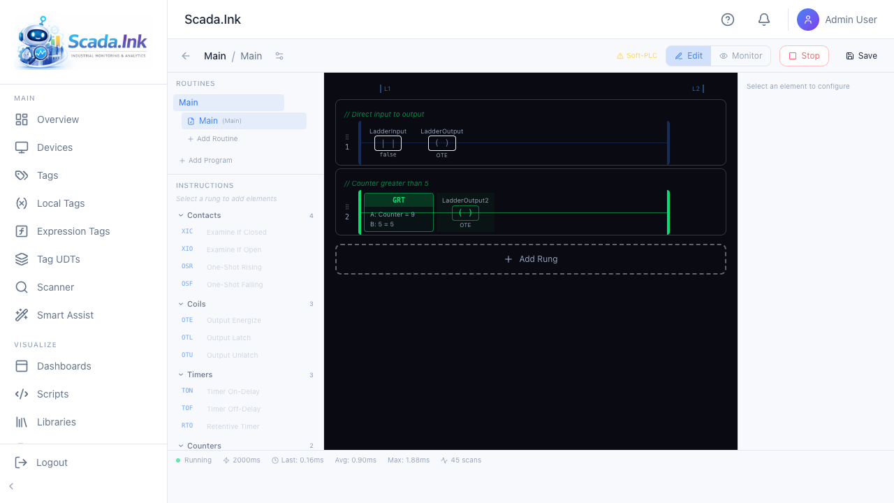 Ladder editor